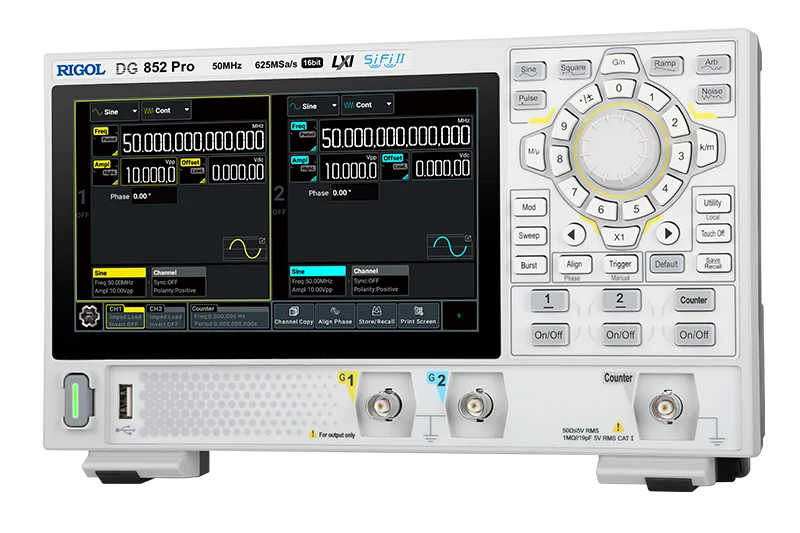 RIGOL Function Signal Arbitrary Waveform Generator Touch Screen 625MSa/s Type-C