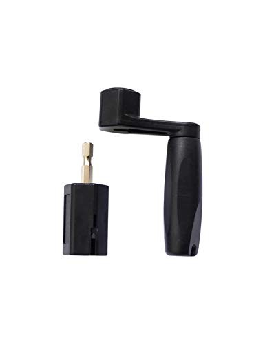 Multifunction Guitar String Winder Bridge Pin Remover Speed Peg Puller Black-1
