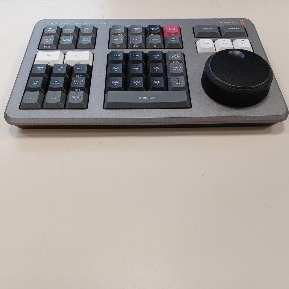 Blackmagic Design DaVinci Resolve Speed Editor Editing Keyboard Console Junk