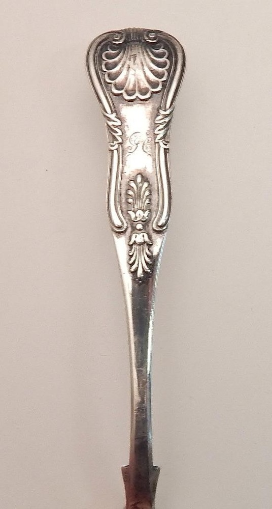 Edinburgh 1843 Silver Scottish Kings Pattern Spoon James & William Marshall