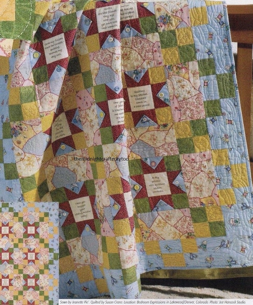 Quilt Quotes Quilt Pattern Pieced JP