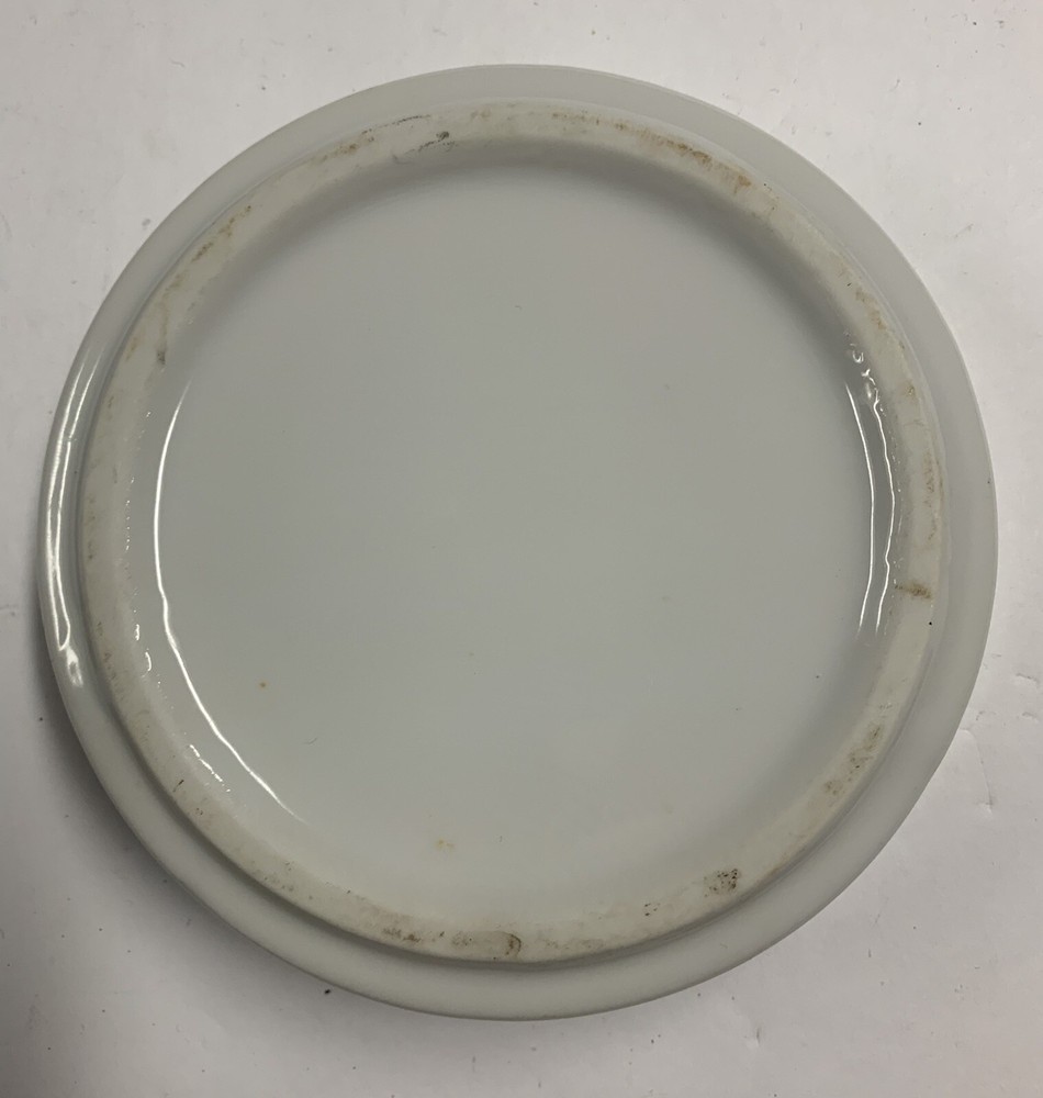 REX ASHTRAY WHITE CERAMIC MCM Black / white