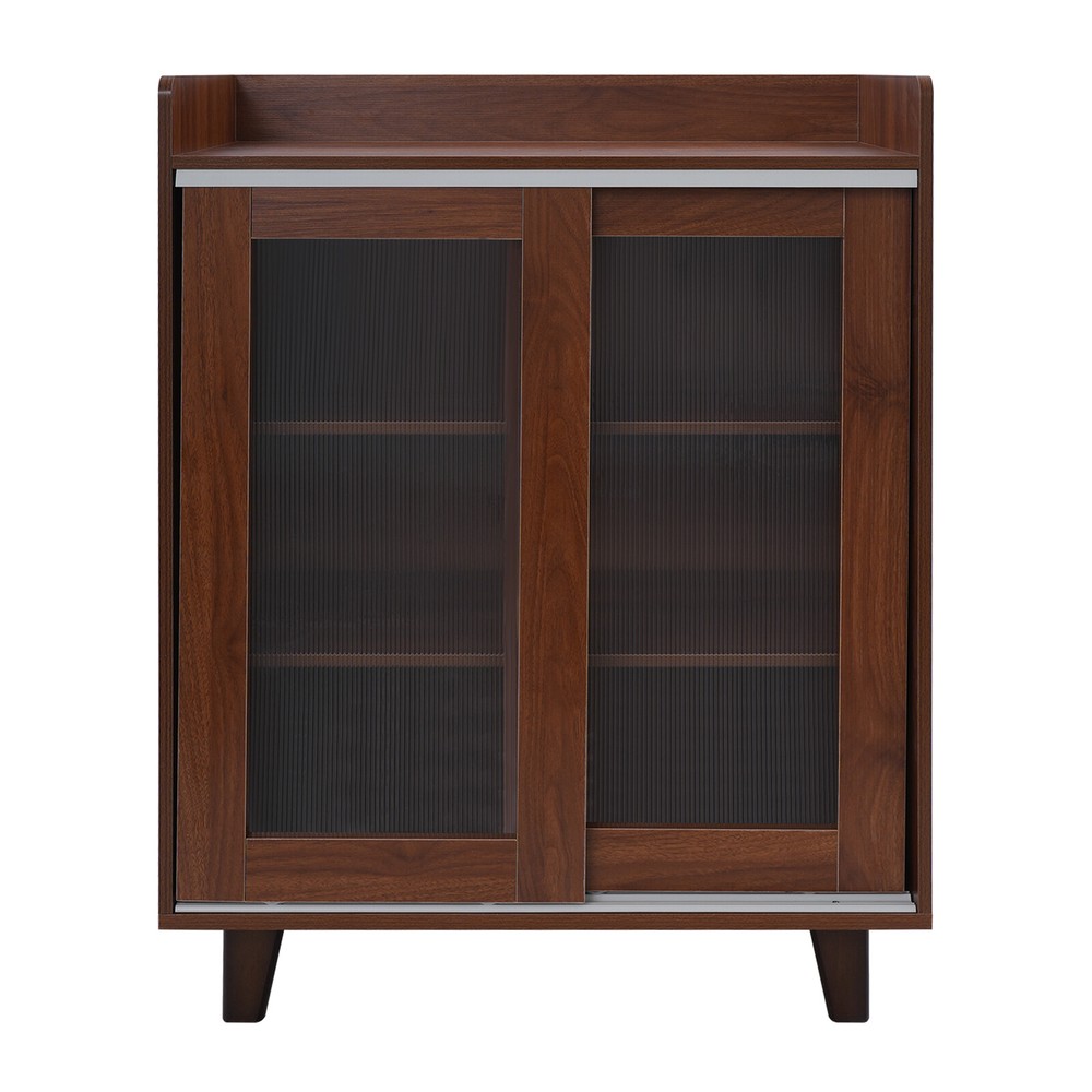 3Tier Sideboard Cabinet Kitchen Storage Organizer Floor Standing Storage Cabinet