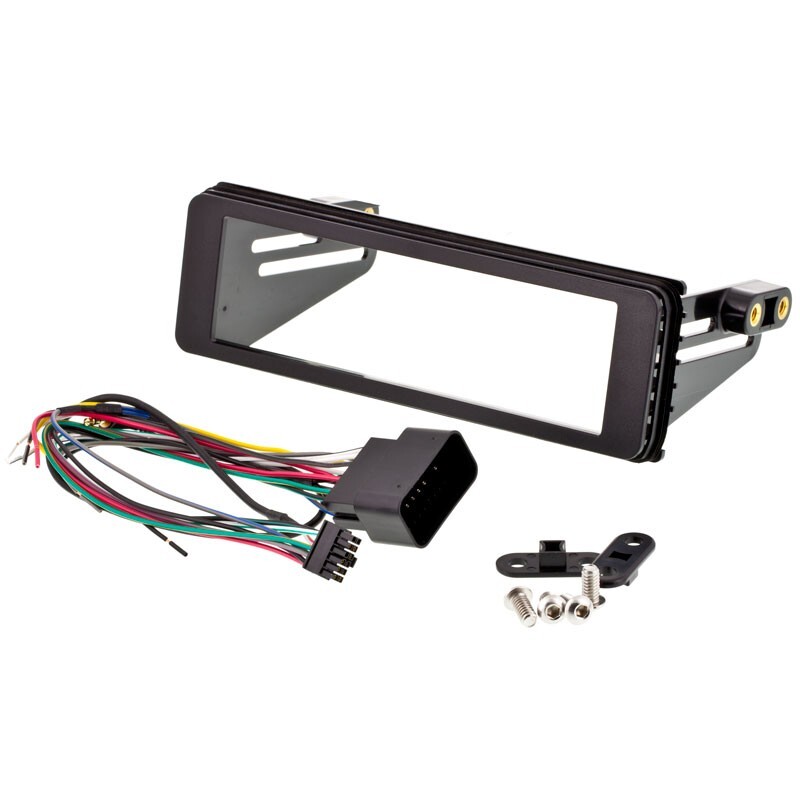 Single DIN Marine Bluetooth CD Receiver, 98-2013 Harley Single DIN Install Kit