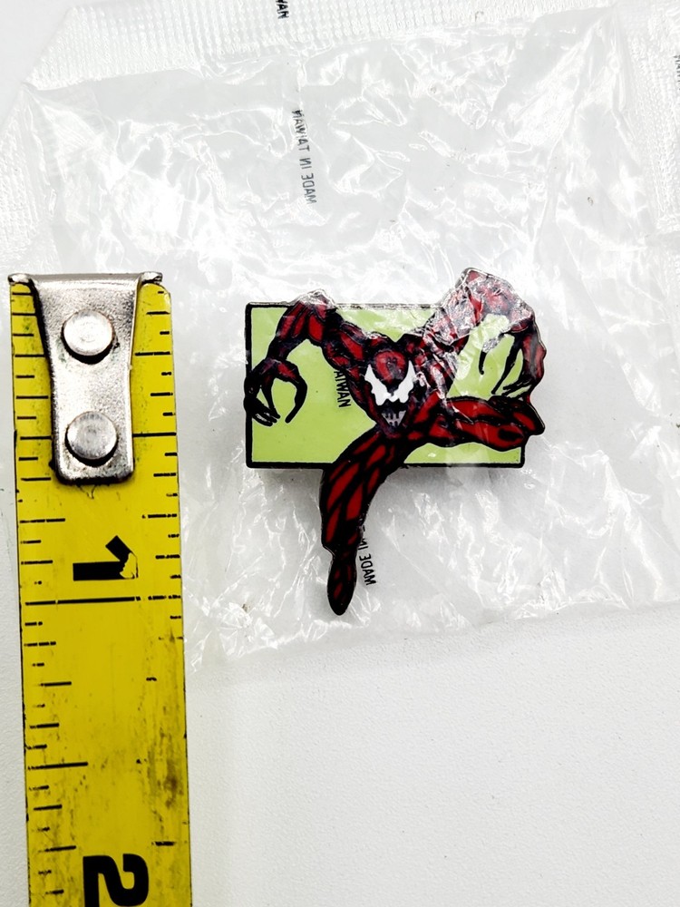 Spider-Man-CARNAGE Planet Studios Marvel Comics 1992 Vintage Pin
