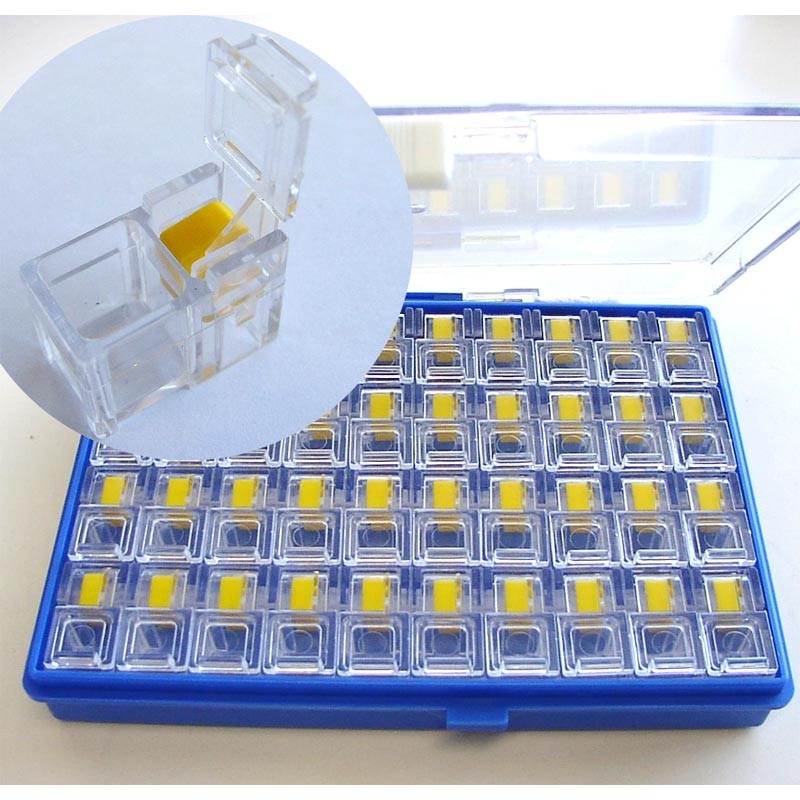 SMD resistor capacitor component storage box case 40pcs