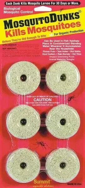 Summit Mosquito Dunks 6-Pack (110-12) (3-PACKS)