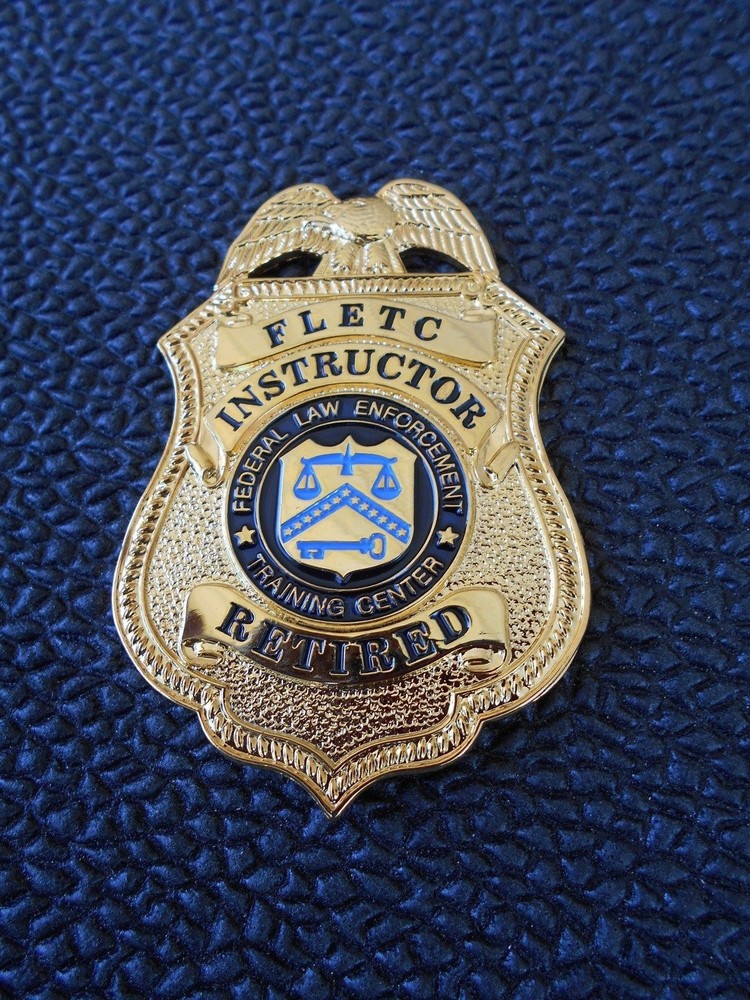 Federal Shield    -     FLETC   - Instructor Retired full size