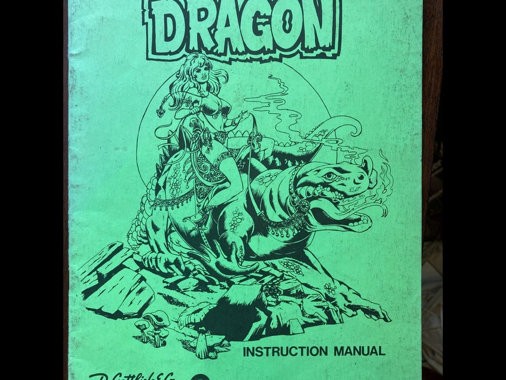 Gottlieb Dragon pinball manual