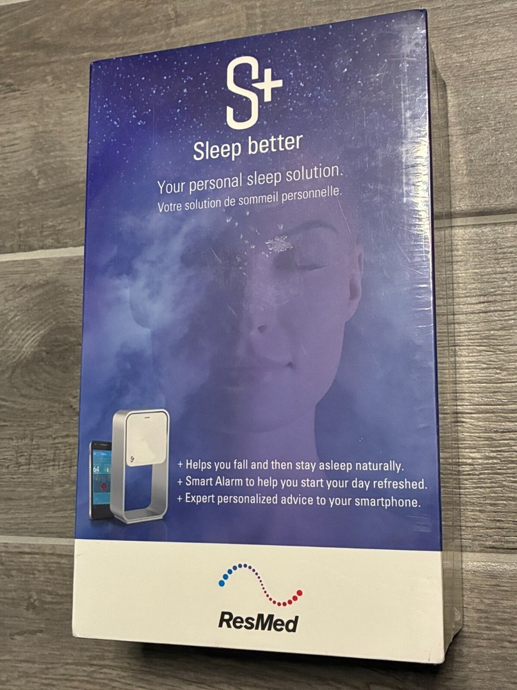 🌙 ResMed S+ Personal Sleep Solution Sleep Tracker | New Sealed Box Smart Alarm