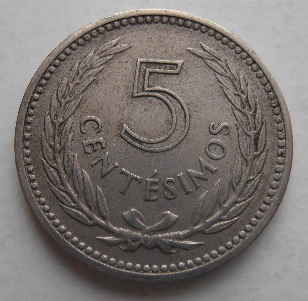 URUGUAY 5 CENTESIMOS 1953