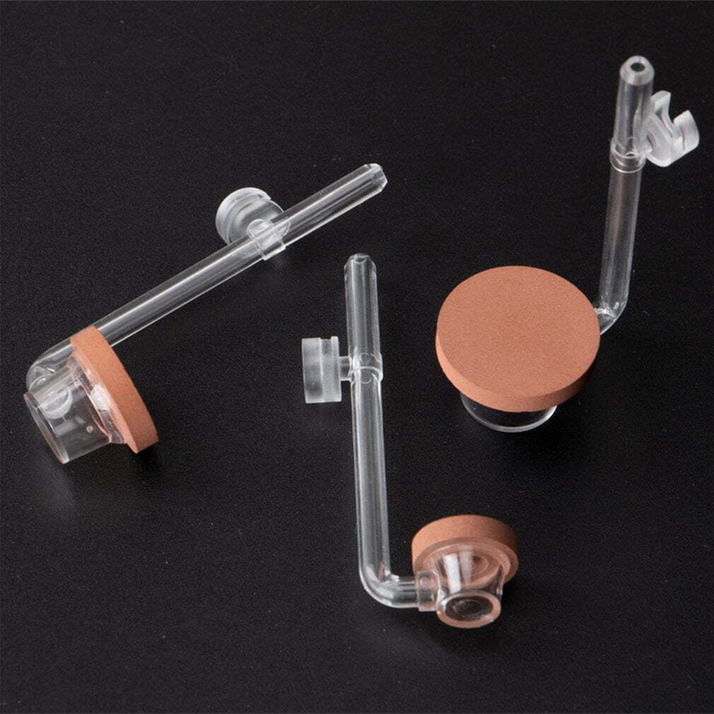 Acrylic Transparent CO2 Diffuser Suction Cup Fixing Atomizer Water Grass