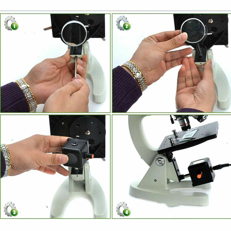 110V-240V Biological Microscope Bottom LED Light Supplementary Lamp Source