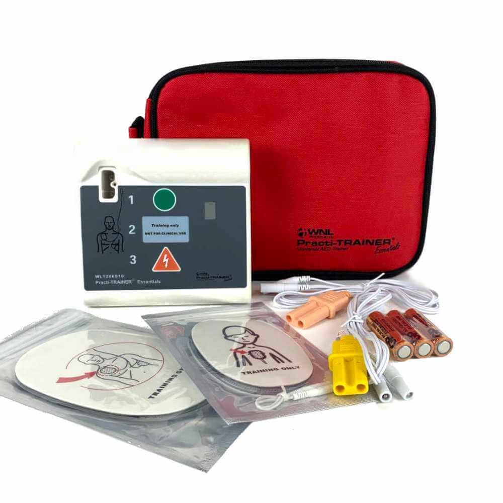 Basic CPR Training Kit Prestan Ultralite Manikin w Feedback & WNL AED Essentials