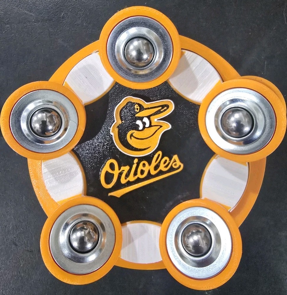Bowling Ball Spinner - Custom - Orioles