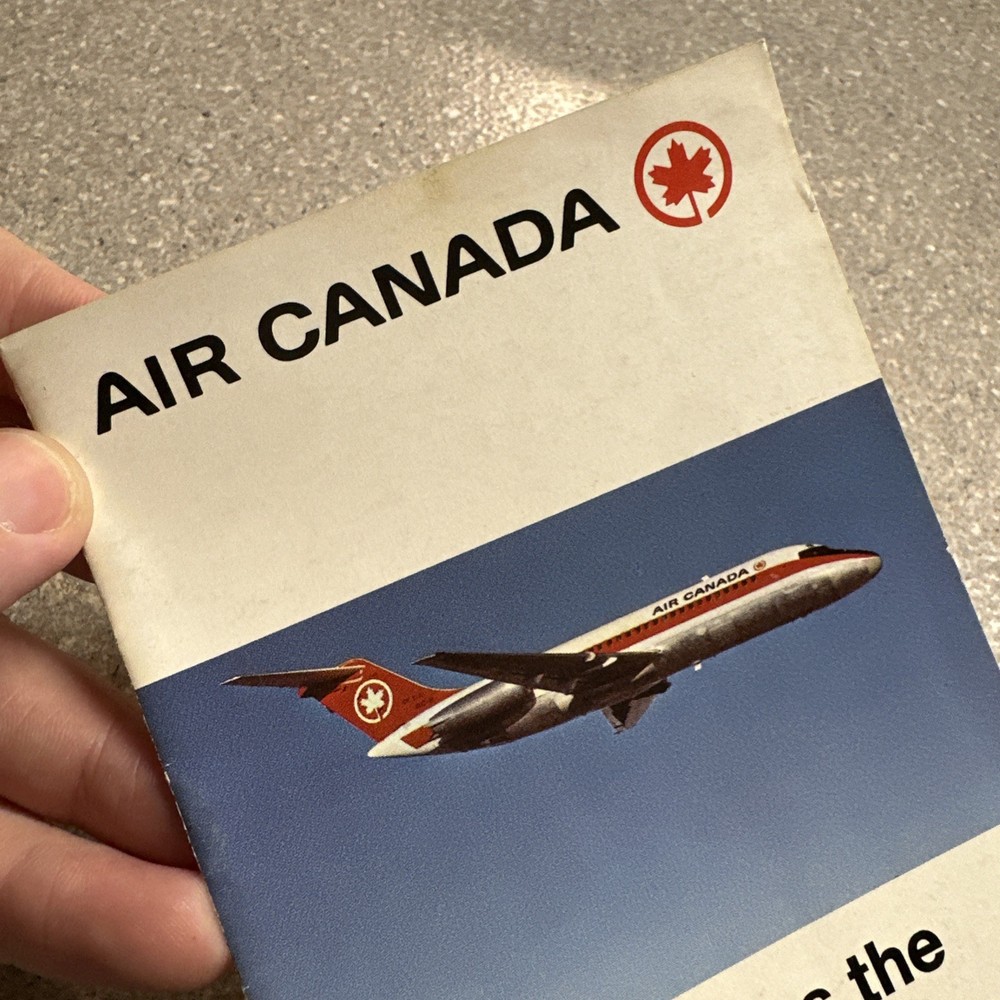 Air Canada DC-9 1967 Leaflet Brochure