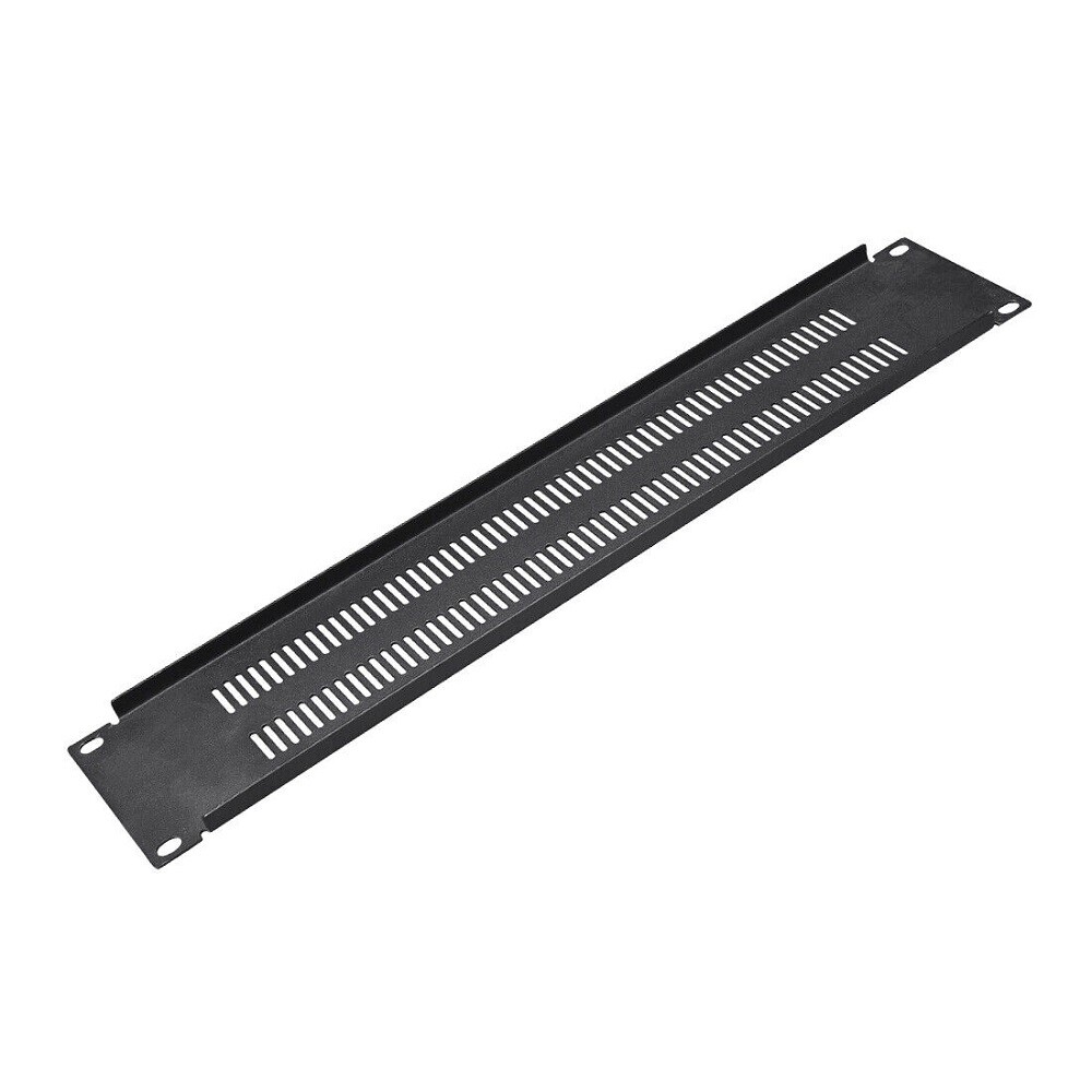 2U Blank Rack Mount Panel Spacer Vented for 19" Server Network Rack Cabinet