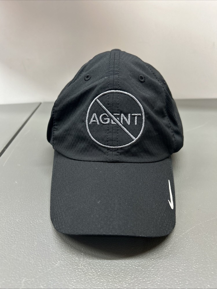 Nike Embroidered Cap/Hat Adjustable Golf No Agent Logo Soft