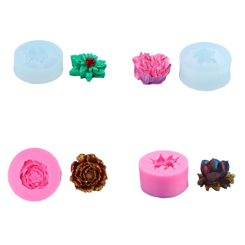 Flower Shaped Candy Molds Kitchen Baking Accessories for Kitchen DIY Baking