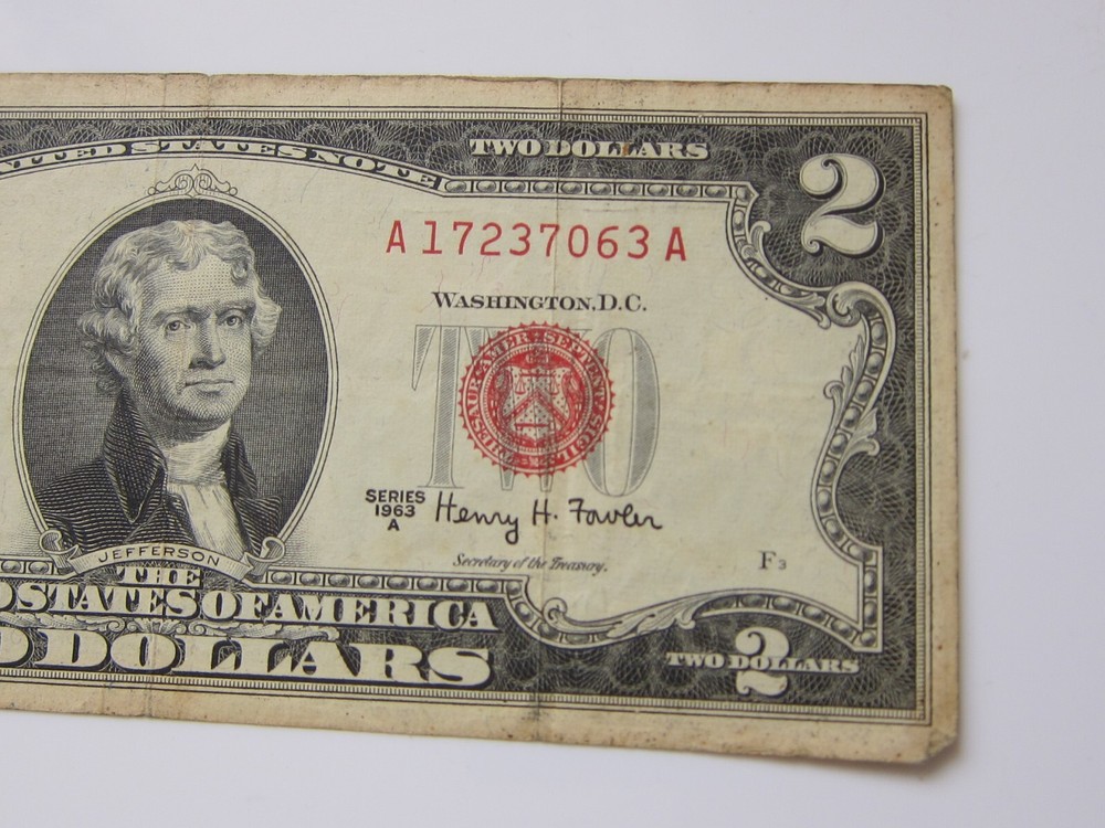 1963 $2 Red Seal #17237063