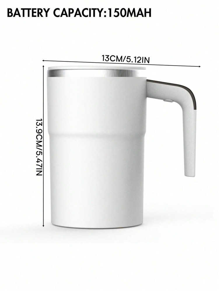 PANCERKA Auto Stirring Cup, Automatic Magnetic Self Stirring Coffee Cup With Tem