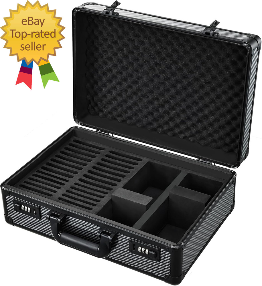 Graded Card Case with Individual Slots Storage Box