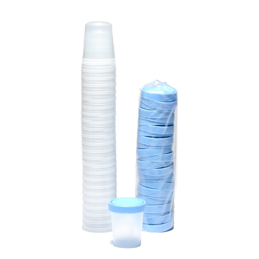 Specimen Cups With Lids 4 Oz  25/pkg