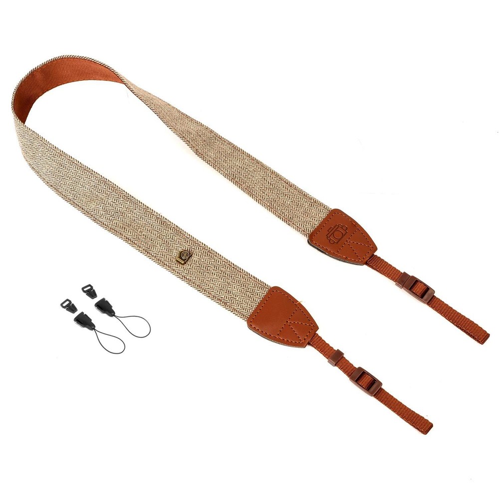 WANBY Camera Strap Khaki Canvas Neck Shoulder Strap with Quick Release Buckle...