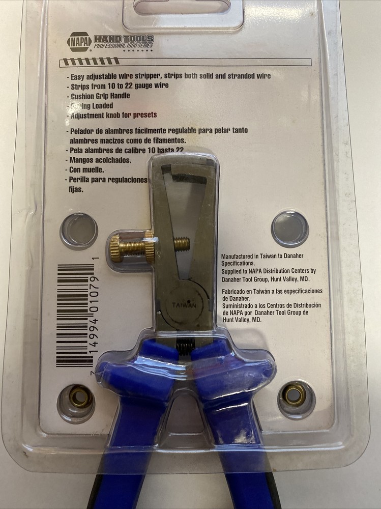 NAPA Hand Tools, Part #61079, Wire Strippers