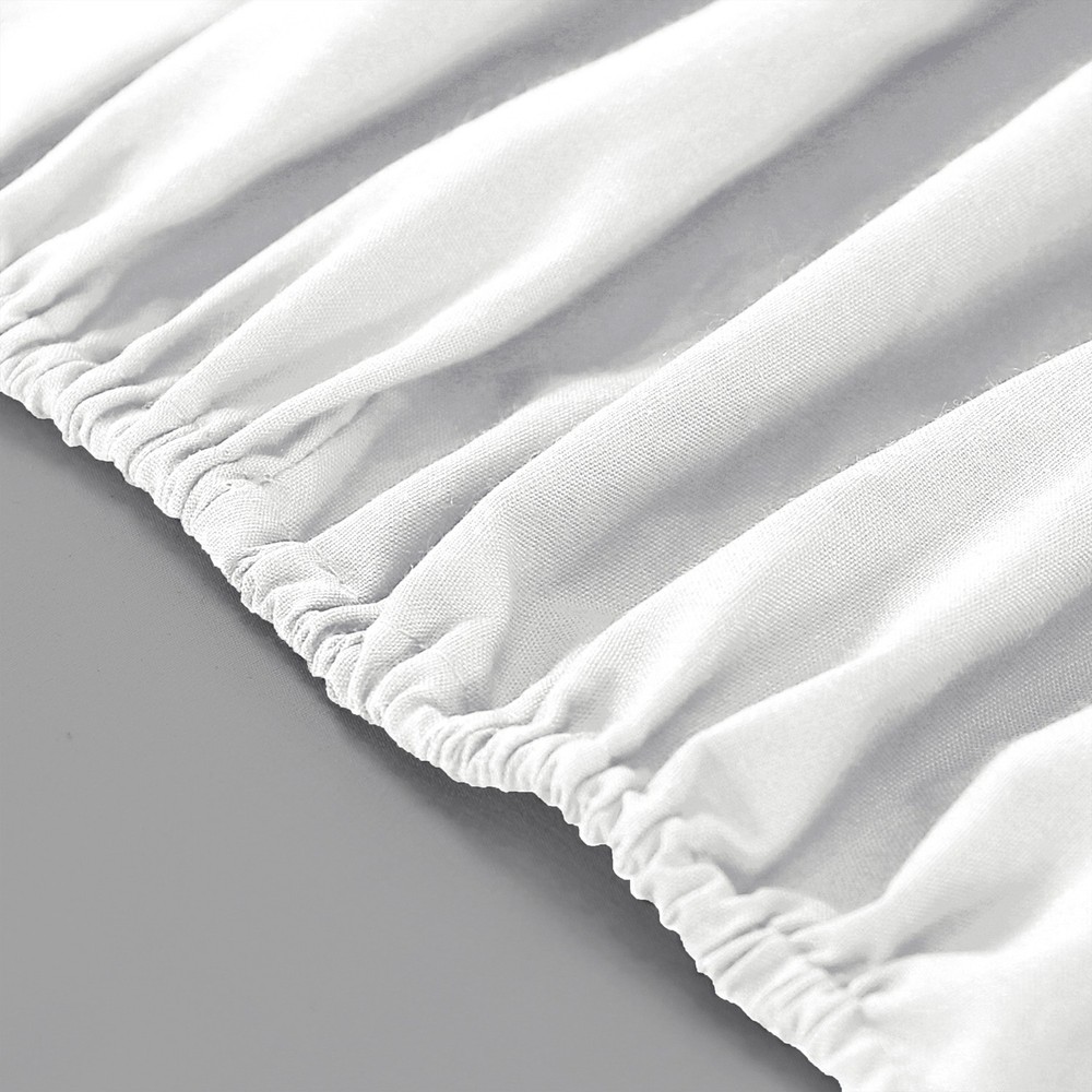 40cm Deep Pocket Fitted Sheet Queen King Fully Elastic Fitted Sheets Bed Sheets