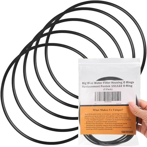 5-Pack Big Blue Water Filter Housing O-Ring - Replacement Penteks 151122 O-Ring