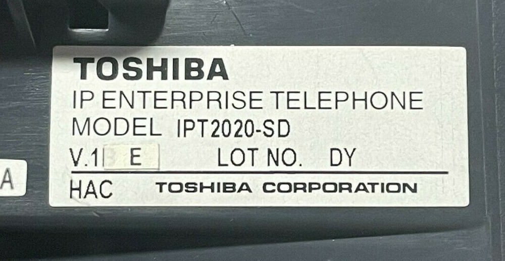 Toshiba IPT2020-SD