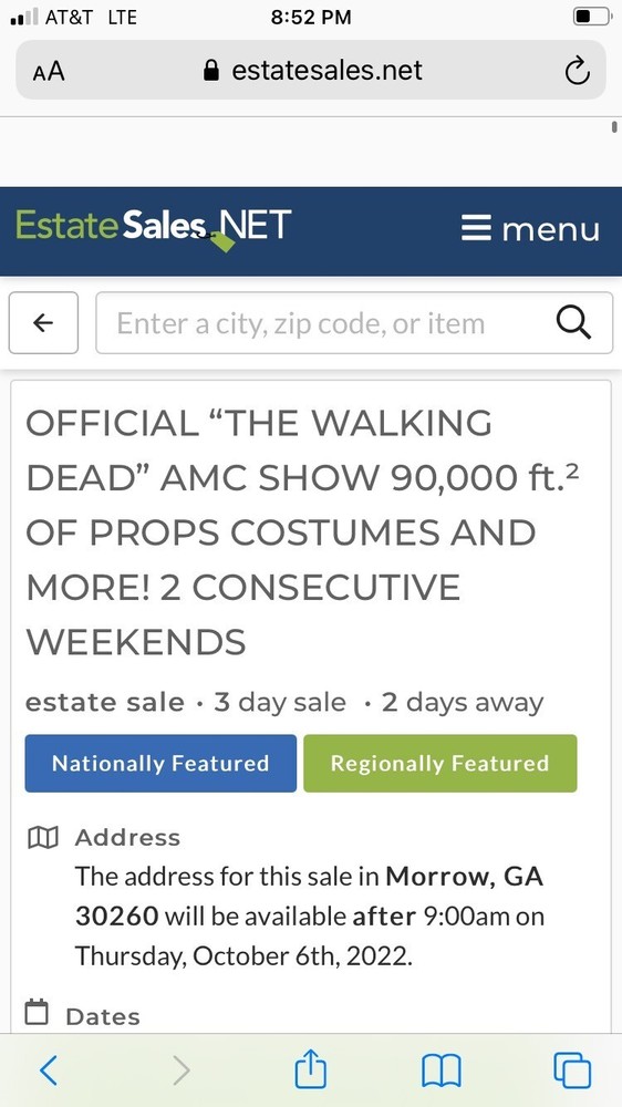 The Walking Dead Prop ‘Quantity 1’ Random Prop Wine Bottle With COA Box #139