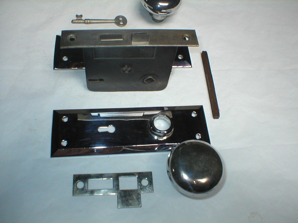 Antique Chrome Door Hardware