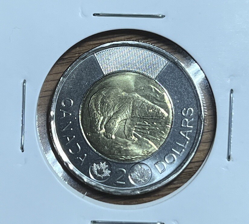 2021 Canada Toonie, $2.00 - from Mint roll
