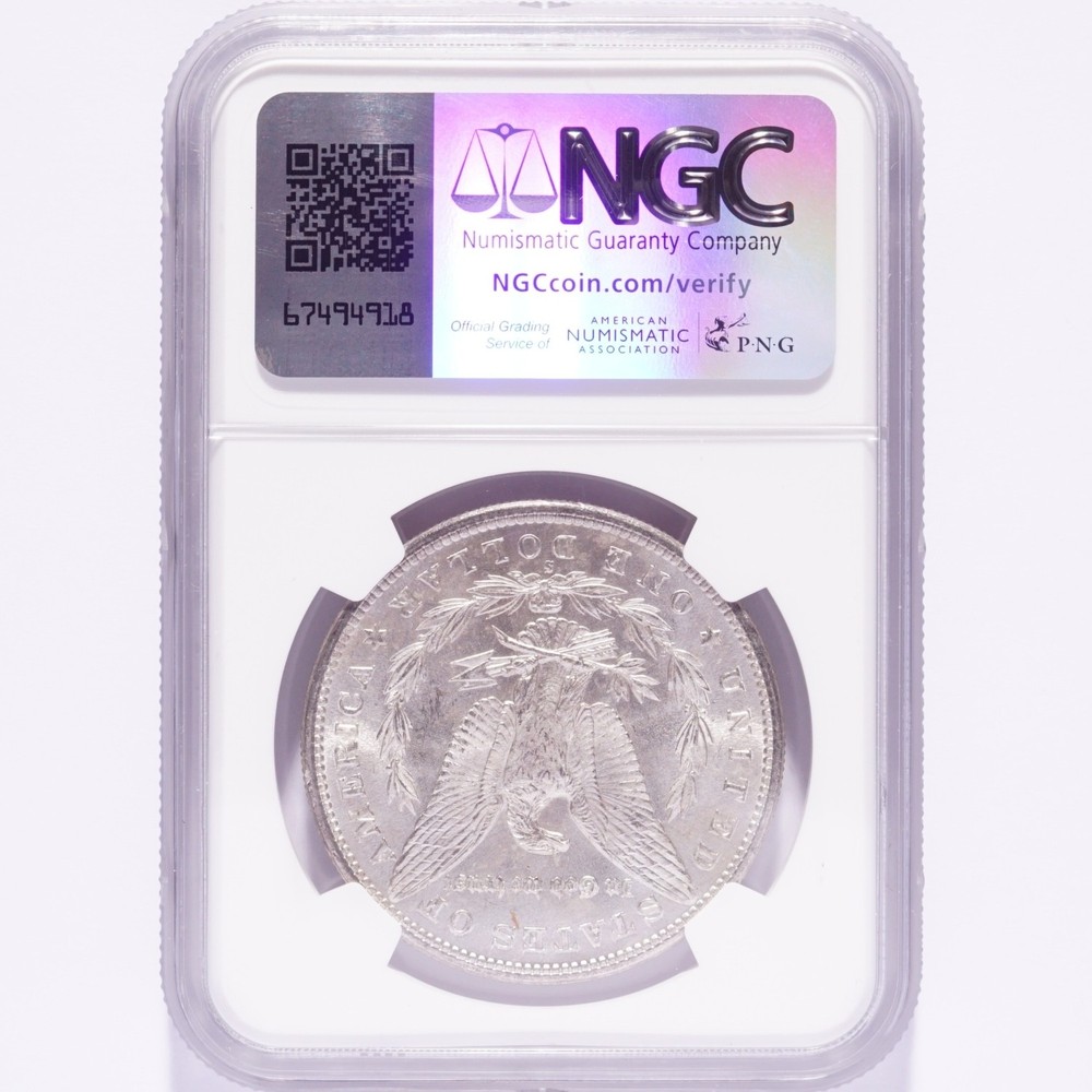 1881-S Morgan Silver Dollar NGC MS62