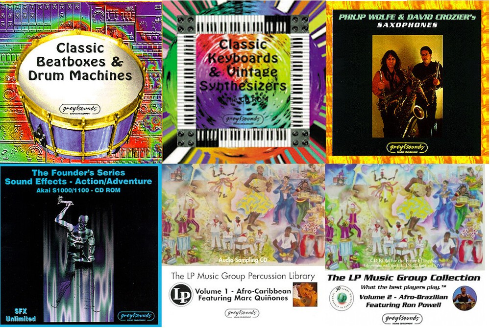 Mac SampleCell CD ROMs - 6 CD ROM Set