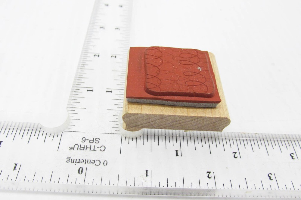 Loop De Loop Block Rubber Stamp - Stamp Set G09