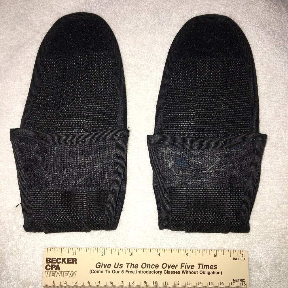Black tactical belt pouch 4” case Lot
