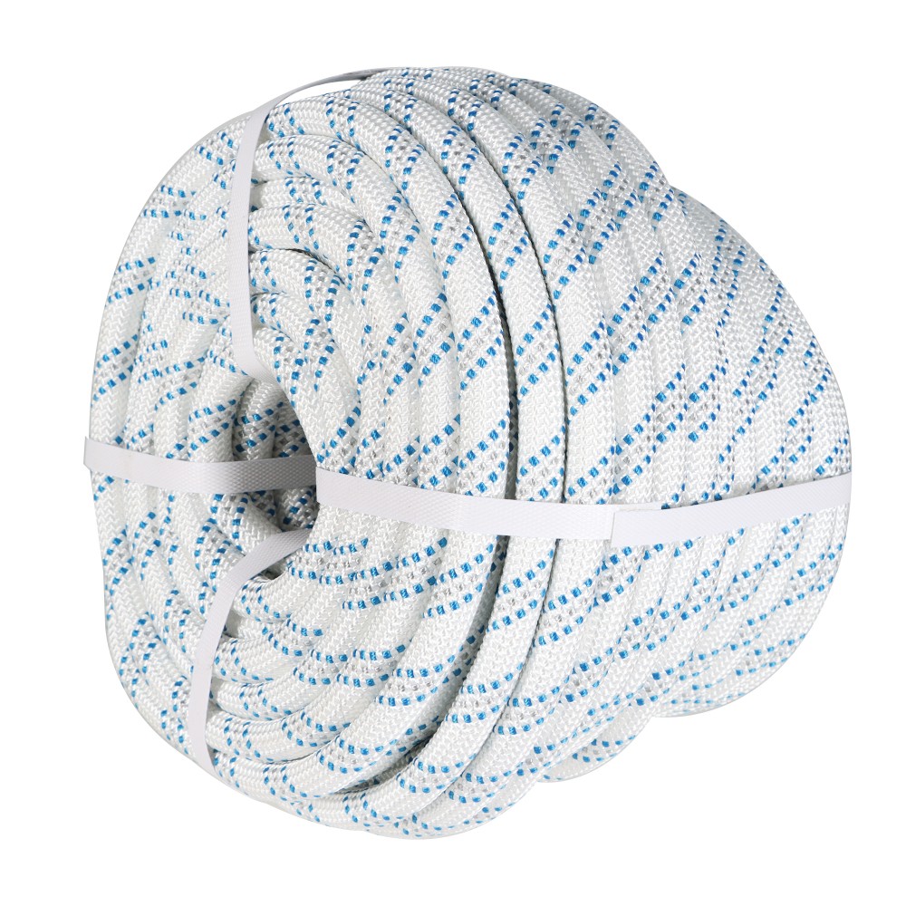 5/8" × 150' Nylon Double Braid Polyester Arborist Bull Rope Pulling Rigging Line