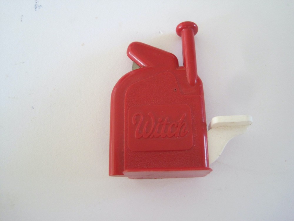 Witch Needle Threader Germany Red Plastic GUC