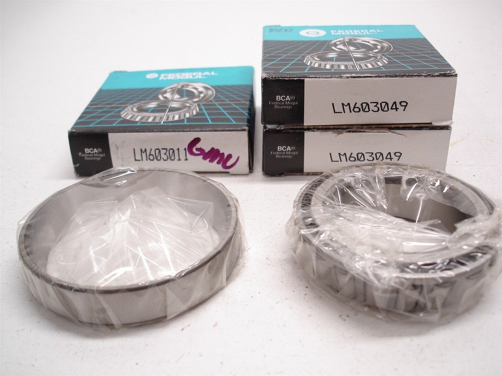 2 NEW BCA BEARINGS & (1) RACE FOR FORD 9" E-CASE DIFFERENTIAL / LOCKER 3.062"