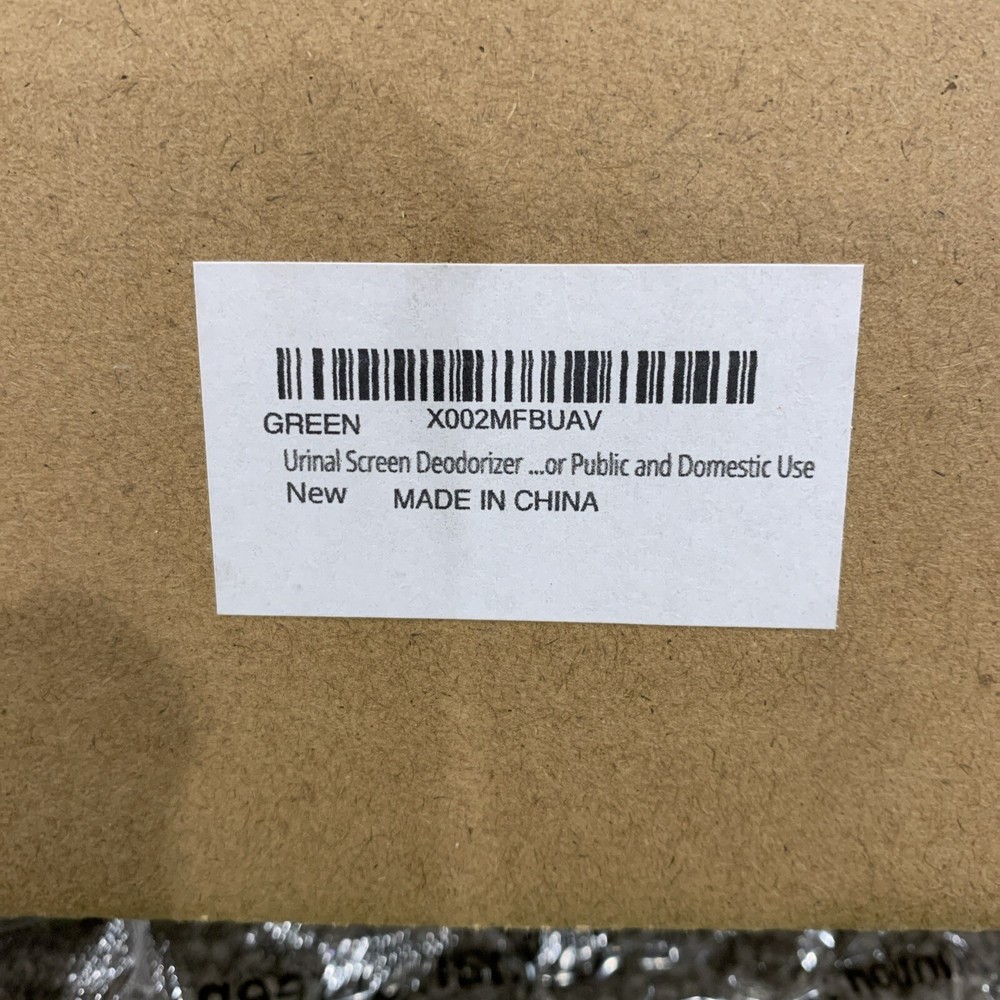 urinal screen deodorizer 10 Count Green Scented.