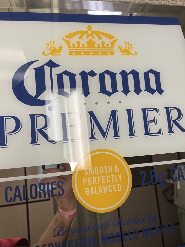 Corona Premier Wall Mirror Sign - New