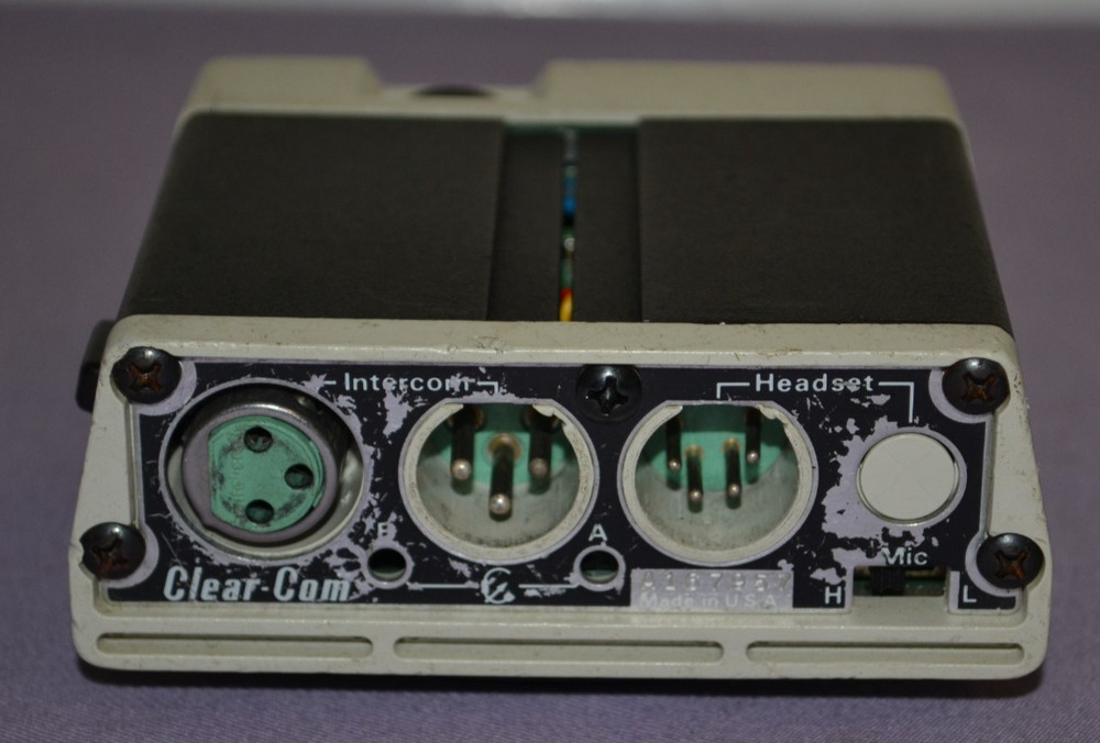 Clear-Com RS-501 Single Channel Intercom Station Belt-Pack