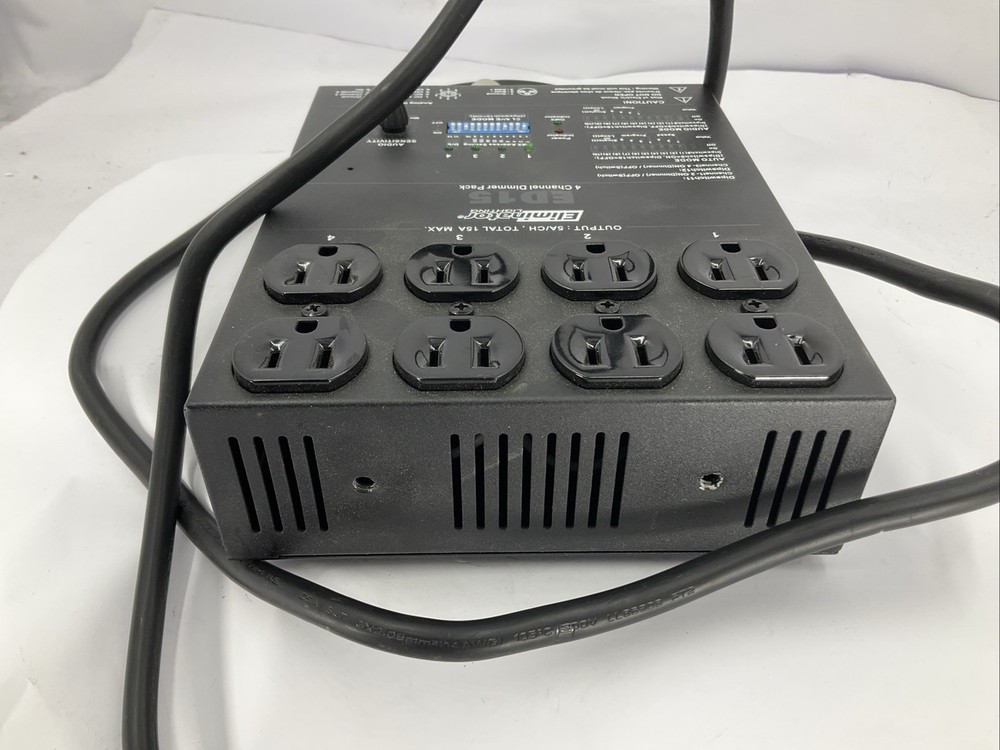 Eliminator Lighting 4-Channel DMX Lighting Dimmer Pack