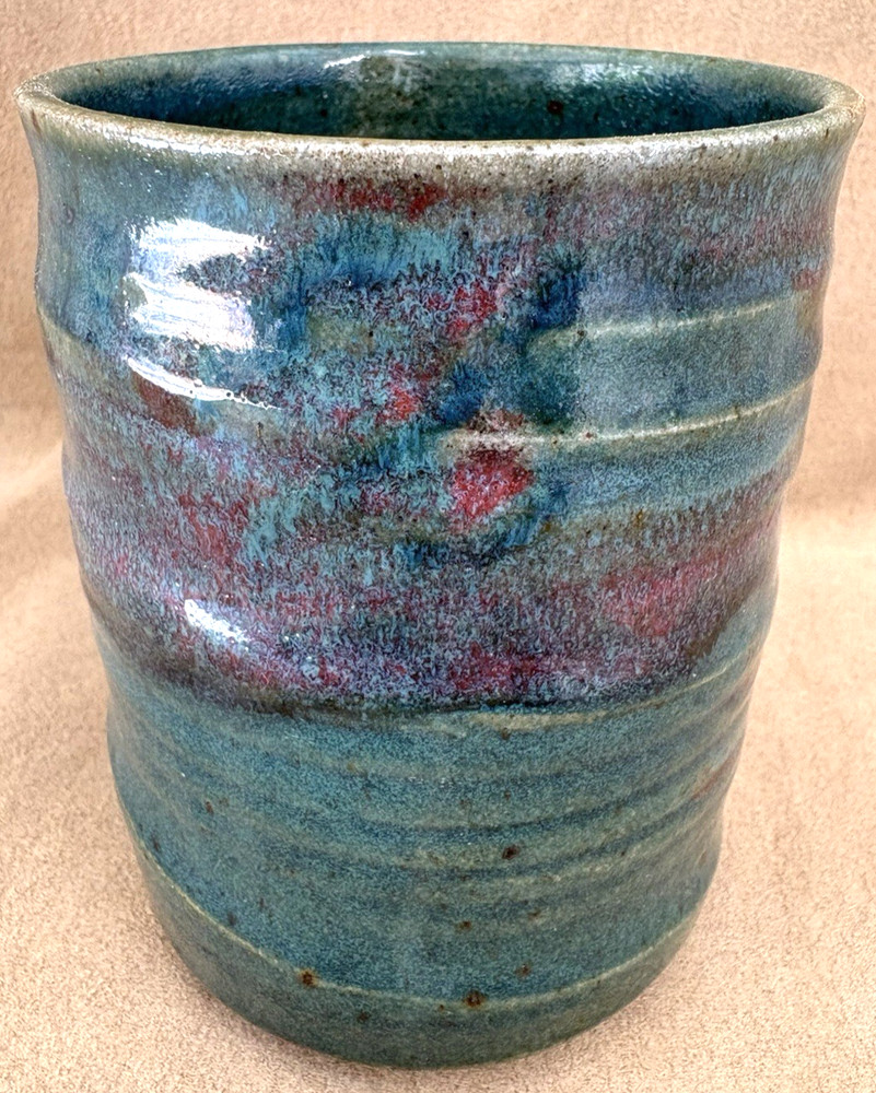 Handmade Earthenware Pottery Mug - Vase - Vessel