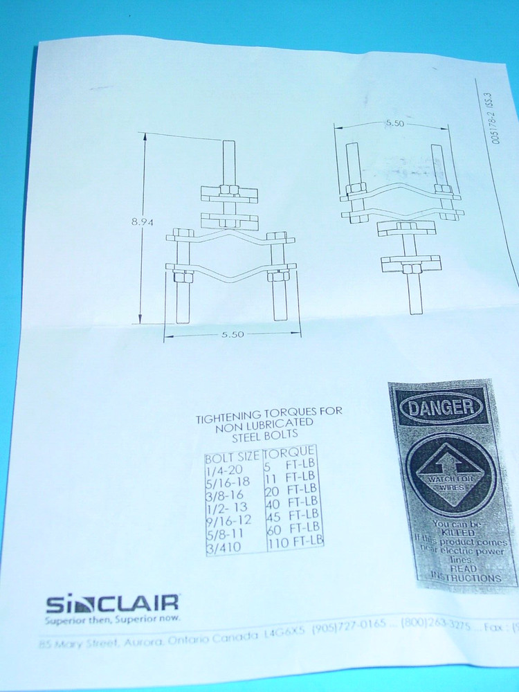 Sinclair - 90 Degree Pipe-Pipe Clamp (CLAMP017)