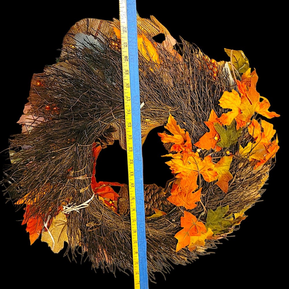Handcrafted Fall/Thanksgiving Front Door Wreath