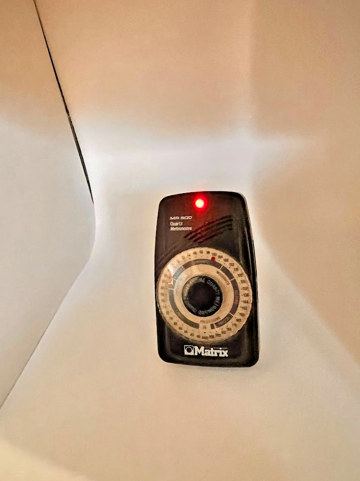 Matrix MR-500 Quartz Metronome Convenient Pocket Size • Tested - Working